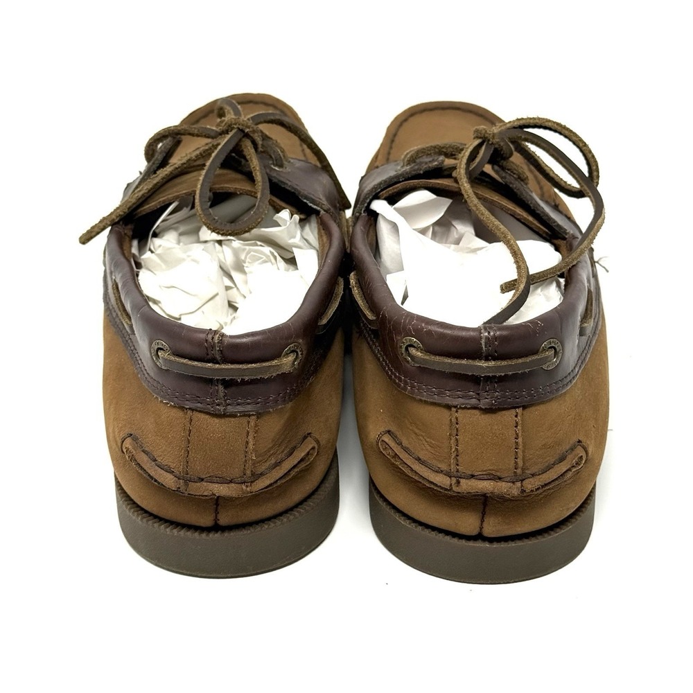G.H. Bass Hampton Core 2 Mens Brown Leather Boat Shoes 10.5 M 6125-2326-230 - Picture 4 of 12